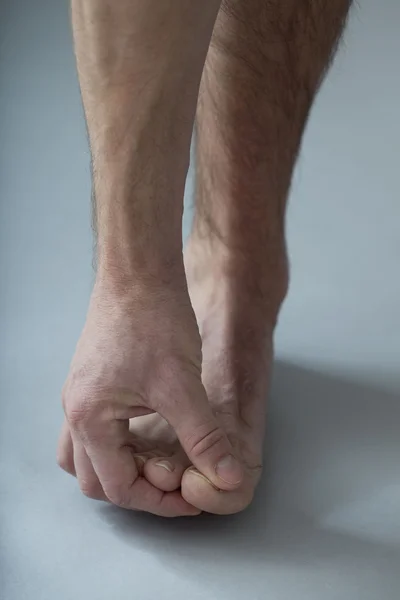 FOOT PAIN, MAN — Stock Photo, Image