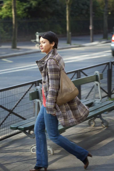 WOMAN OUTDOORS — Stock Photo, Image