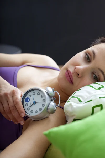 WOMAN WITH INSOMNIA — Stock Photo, Image