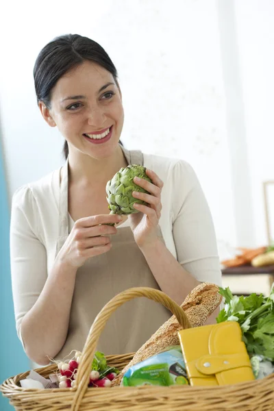 VEGETÁVEL COMO WOMAN — Fotografia de Stock