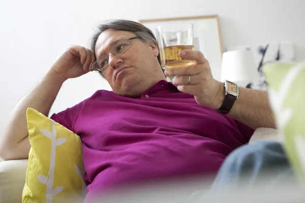 MAN DRINKING — Stock Photo, Image