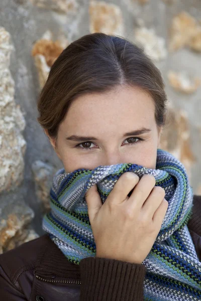COLD, WOMAN — Stock Photo, Image