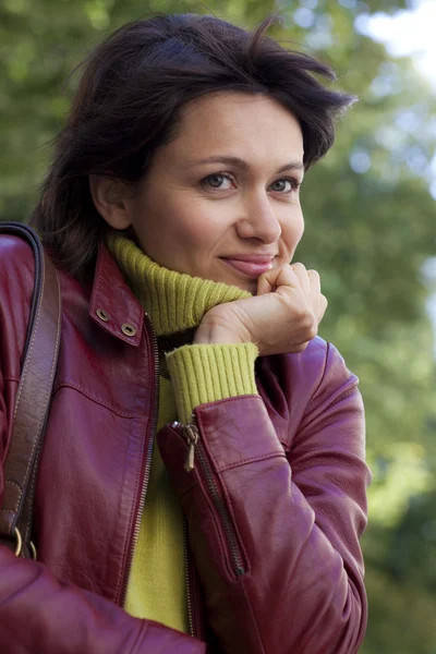 Koude, vrouw — Stockfoto