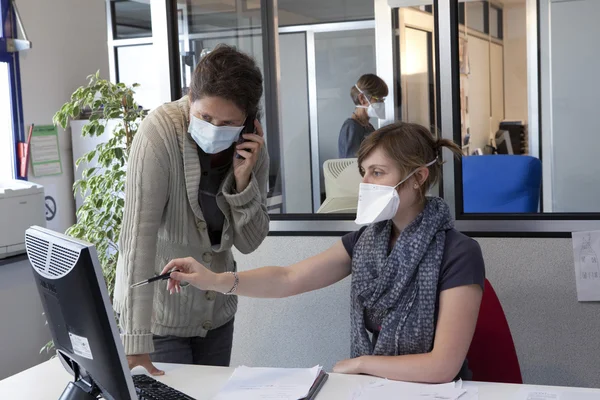 PREVENÇÃO DA INFLUENZA — Fotografia de Stock