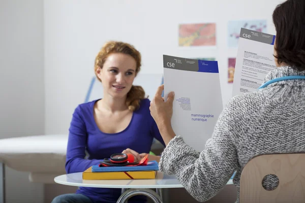 Frauenärztliche Sprechstunde — Stockfoto