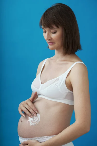 PREGNANT WOMAN, CARE — Stock Photo, Image