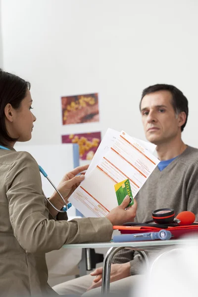 Formulario de seguro de salud — Foto de Stock