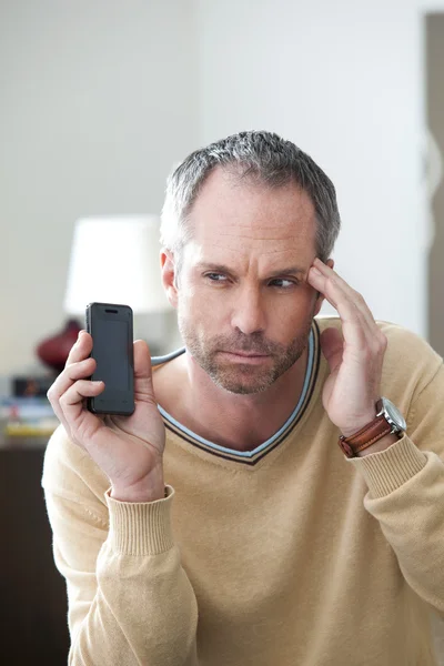 Telefondaki adam. — Stok fotoğraf