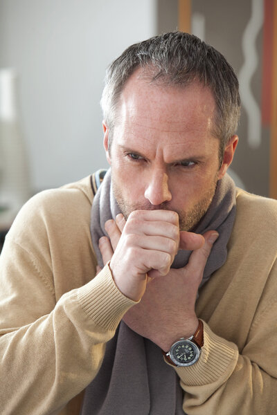 MAN COUGHING