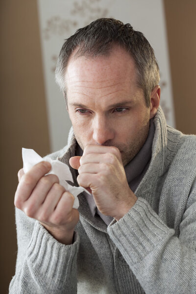 MAN COUGHING