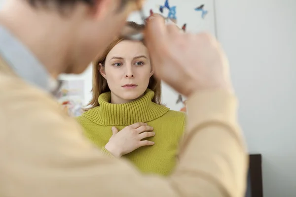 PSYCHOTHERAPY wanita — Stok Foto