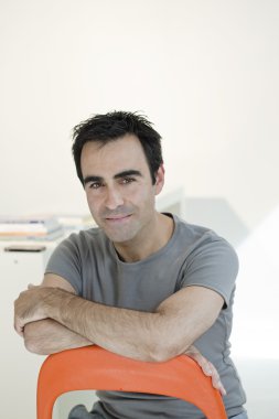 Bir adamın portresi.