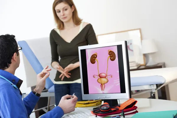 UROLOGY CONSULTATION WOMAN — Stock Photo, Image