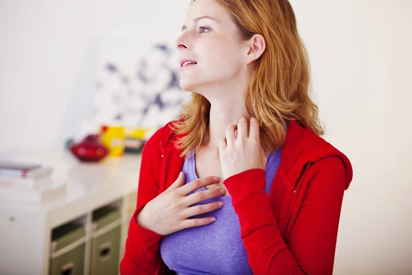 Jeuk in een vrouw — Stockfoto