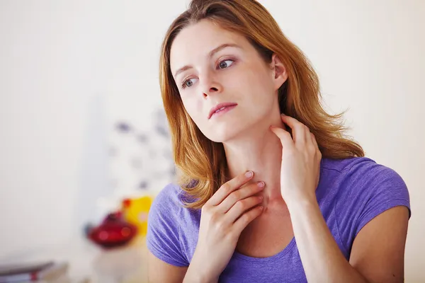 bir kadında kaşıntı