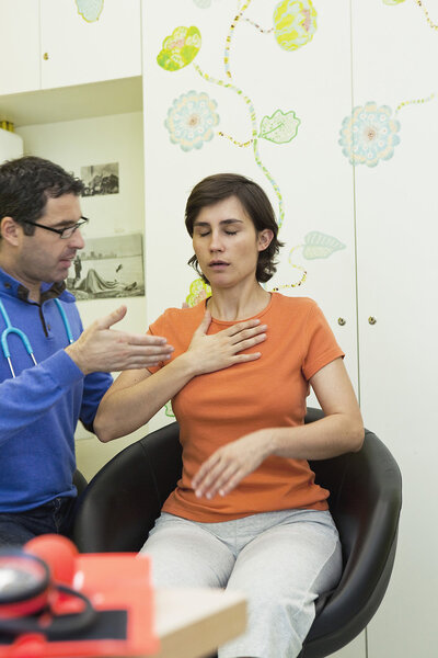 Астма, женщина
