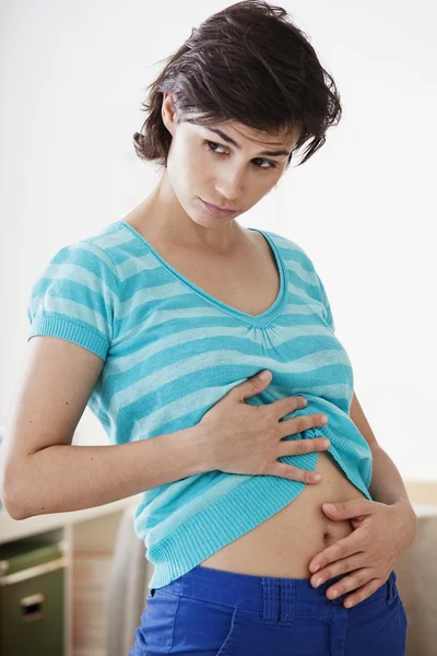 Le régime alimentaire, femme — Photo