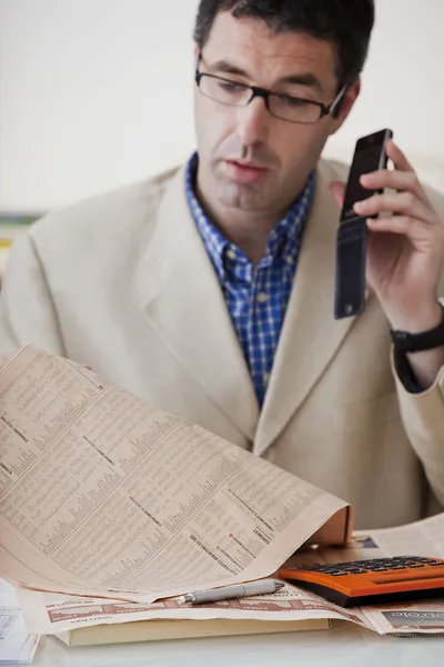 Trabalhador de escritório — Fotografia de Stock