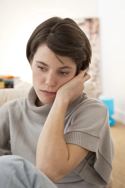 Vermoeide vrouw — Stockfoto