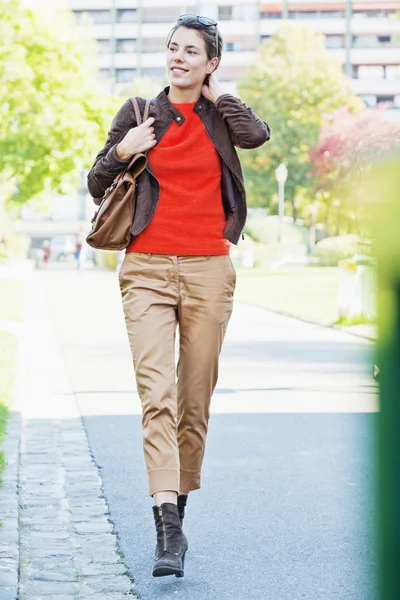 WOMAN OUTDOORS — Stock Photo, Image