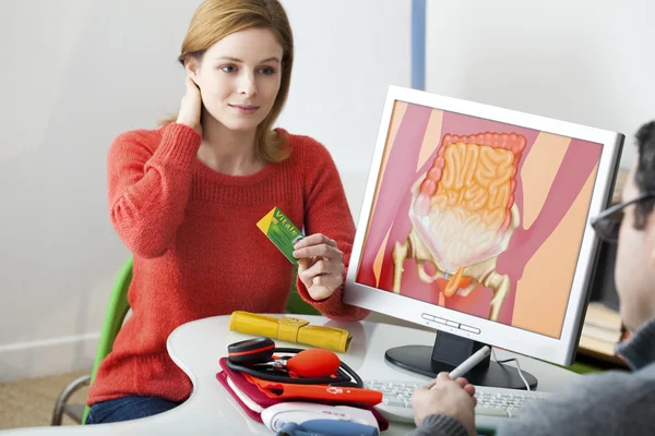 GASTROENTEROLOGY CONSULTATION — Stock Image GASTROENTEROLOGY CONSULTATION Stock Photo