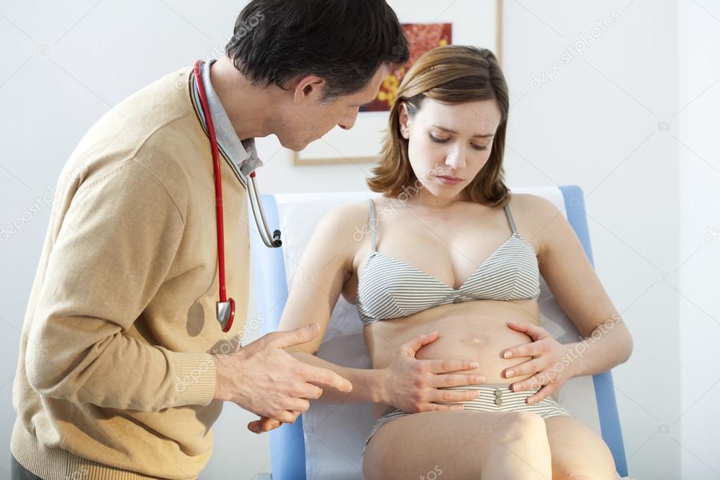 PREGNANT WOMAN, CONTRACTION