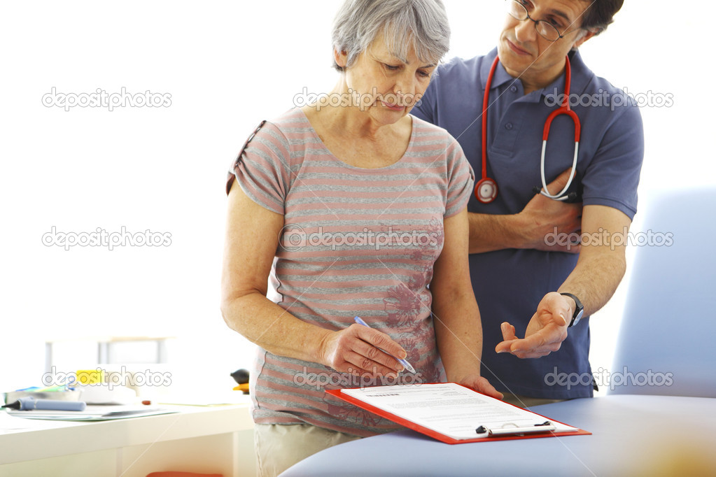 ELDERLY PERSON IN CONSULTATION