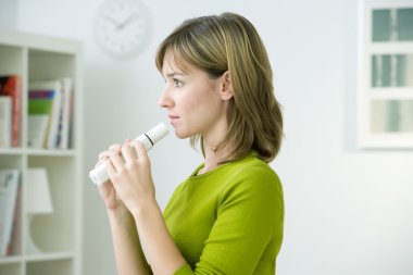 nefes, Spirometri bir kadın