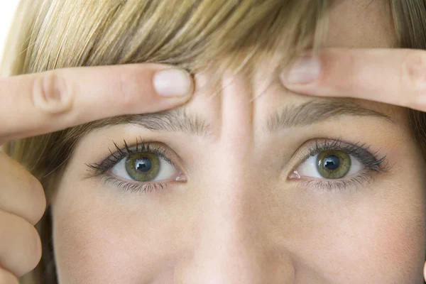 Woman WRINKLE — Stock Photo, Image