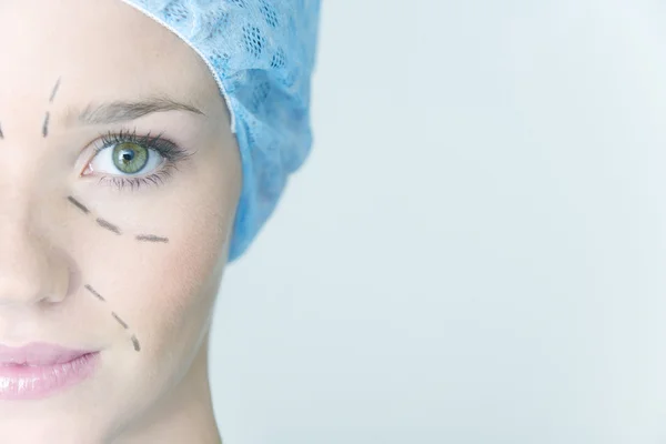 FACE PLASTIC SURGERY — Stock Photo, Image