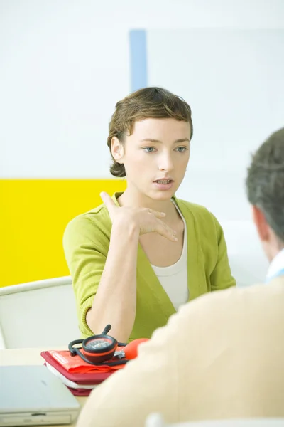 Frauenärztliche Sprechstunde — Stockfoto