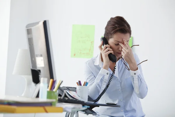 WOMAN INTERIOR — Stock Photo, Image