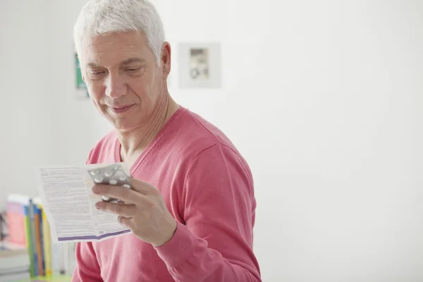 Kolesterol behandling, äldre — Stockfoto