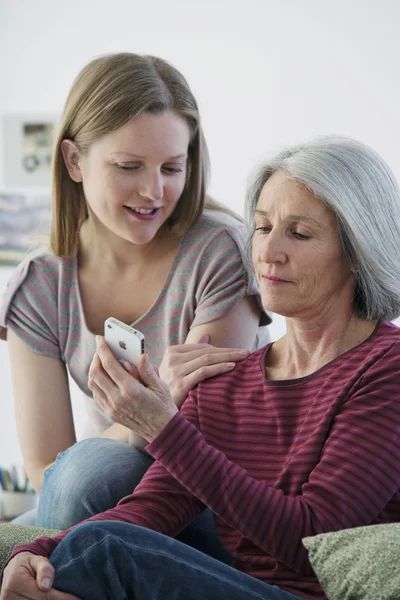 PERSONA VECCHIA E ADOLESCENTE — Foto Stock