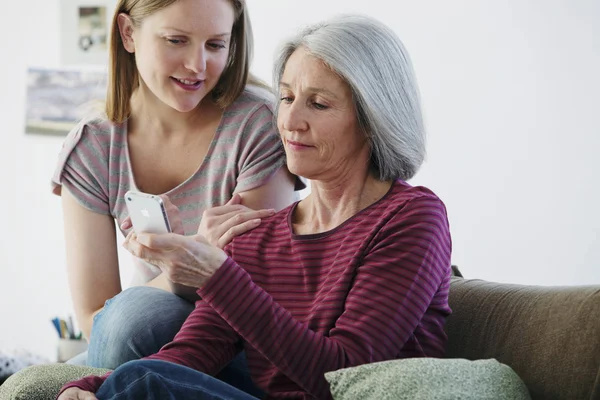 PERSONA VECCHIA E ADOLESCENTE — Foto Stock