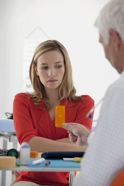 Frauenärztliche Sprechstunde — Stockfoto