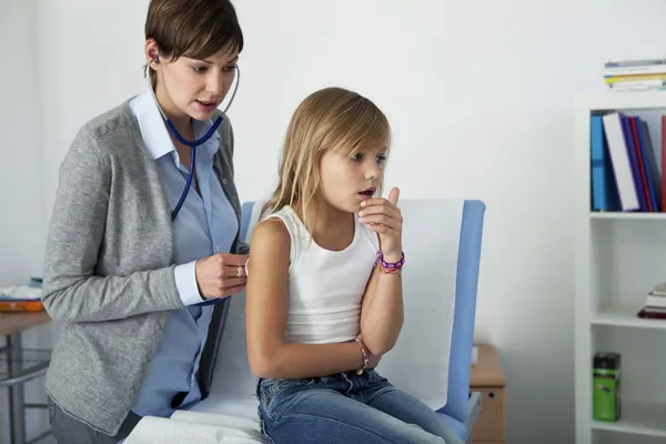 AUSCULTATION, CHILD — Stock Photo, Image