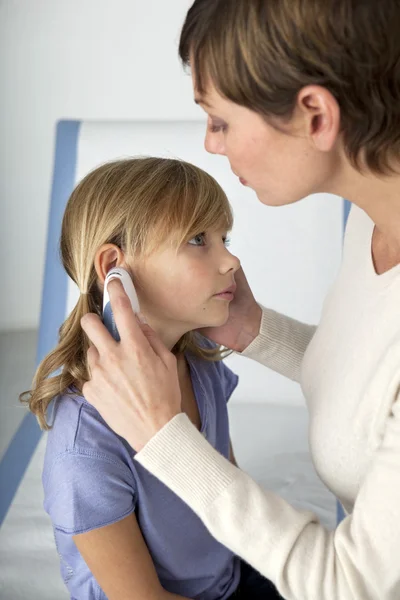 TEMPERATURE, CHILD — Stock Photo, Image