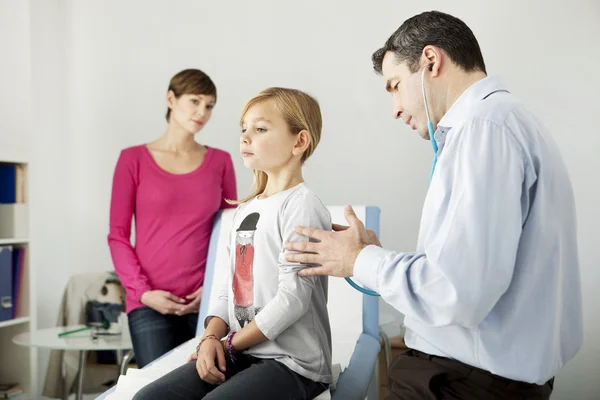 AUSCULTATION, CHILD — Stock Photo, Image