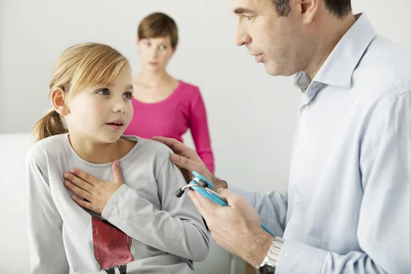 Astma, dítě — Stock fotografie