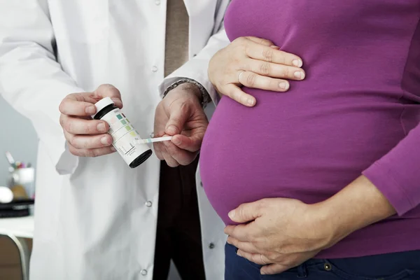 URINE TEST STRIP — Stock Photo, Image