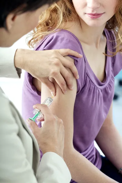 CANCER CERVICAL VACCINE — Fotografia de Stock