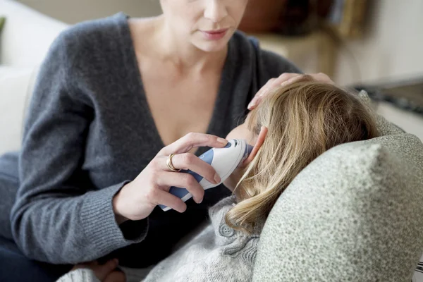 TEMPERATURE, CHILD — Stock Photo, Image