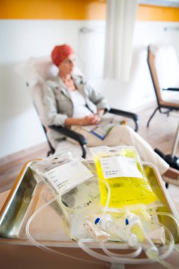 AMBULATORY CHEMOTHERAPY close-up view