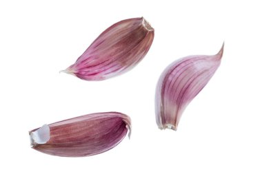 Garlic isolated on a white bcground