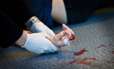 First aid training: learn to manage bleeding.
