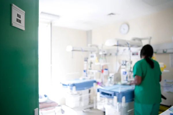 Newborn Resuscitation Maternity Ward Hospital —  Fotos de Stock