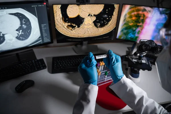 Blood tests for Covid-19 screening and X-ray or CT images of infected patients.