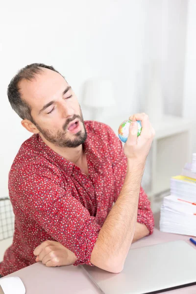 Man Stress Ball —  Fotos de Stock