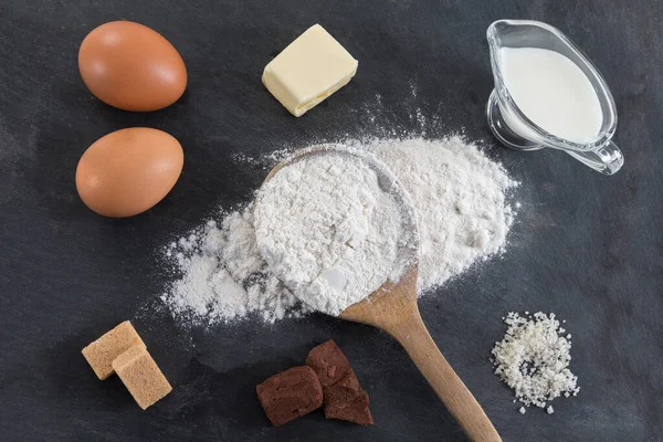 Pastry Ingredients Close View — Stockfoto